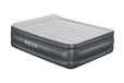 NOVALUXE - Opblaasbaar bed met geïntegreerde pomp, kussen en USB-oplader, grijs, 203 x 152 x 56 cm