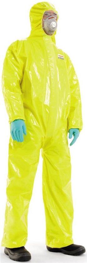 Honeywell Spacel 3000 RA/EBJ Wegwerp Overall Geel XXXL - Beschermend Pak
