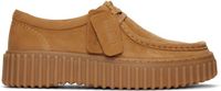 Clarks TORHILL BEE Dames veterschoenen Cognac Nubuck Maat 39