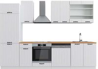 Vicco Fame-Line Complete keukeneenheid – 300 cm, WB Eik Wit landhuis/wit