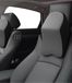 Jutyum Auto Nekkussen Hoofdsteun, Memory Foam Hoofdsteun Auto, Comfortabel en Ademend Autokussen, Afneembare Hoes (Zwart Grijs)