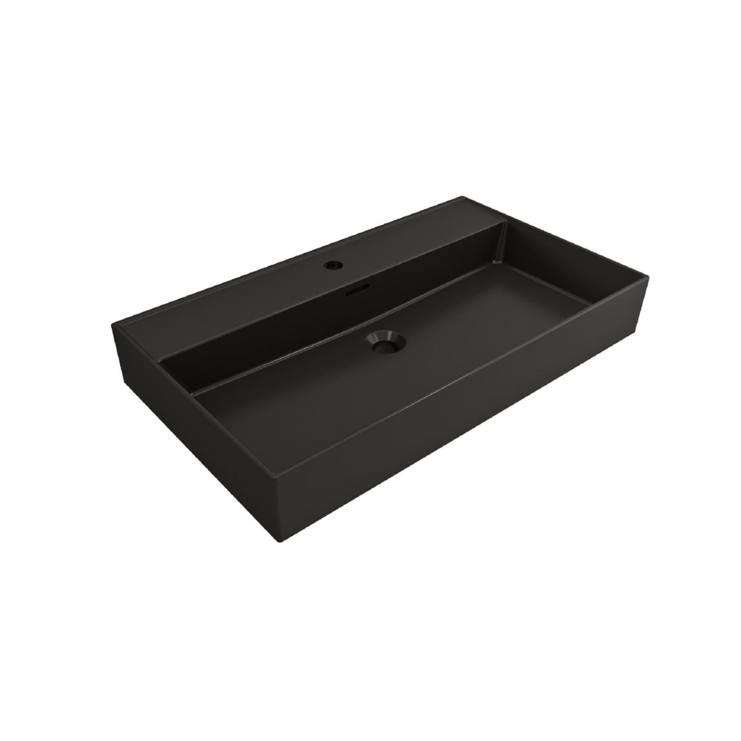 Plieger Kansas Wastafel - 80x46,6 cm - 1 Kraangat - Diverse Kleuren