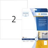 Herma Etiketten 4600 Folie Wit A4 210x148mm 32 Stuks