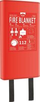 ELRO FB1800 Fire Blanket 1.80m x 1.20m - Includes Hard Plastic Box - EN1869 Certified