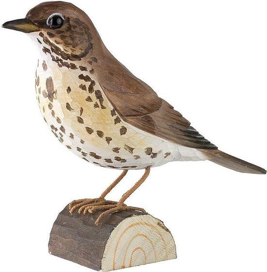 Wildlife Garden Zanglijster uit hout