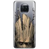 ERT GROUP mobiel telefoonhoesje voor Xiaomi REDMI NOTE 9T origineel en officieel erkend Marvel patroon Groot 002 optimaal aangepast aan de vorm van de mobiele telefoon, gedeeltelijk bedrukt
