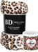 Bellatio Design Cadeau set - Fleece plaid/deken luipaard print met mok - Mama ontspanning cadeau
