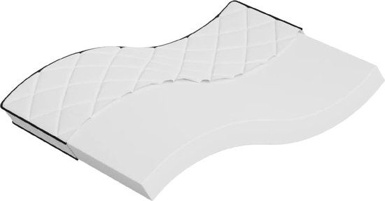 VidaXL 373035 matras Tweepersoons High density foam mattress