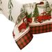 Elrene Home Fashions Vintage kerstboom boerderij tafelkleed, Multi