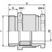 Lapp Zubehör - Ms platte kabelschroefverbinding svf-m 63x1,5/48 klier skindicht