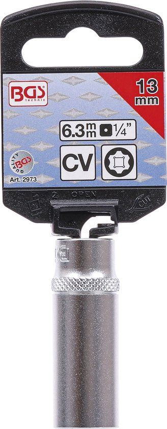 BGS 2973 - Dopsleuteldop Super Lock - 13 mm - 1/4" diep
