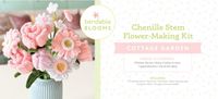 Bendable Blooms Chenille Stem Flower-Making Kit Cottage Garden