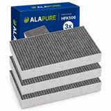 Alapure 3x CleanAir Active-Koolfilter voor Neff 11018621 / 11010506
