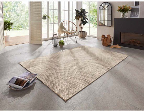 Elle Decor Modern Vloerkleed Caen 103613 120x170 cm Crème