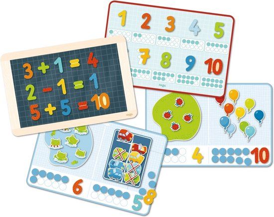 Haba Magneetspeldoos 1, 2, Tel Mee! - Leerspel - 2+ jaar