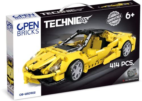 OPEN BRICK Open Bakstenen Sportwagen Yellow