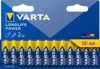 Varta Longlife Power Alkaline Batterijen AA 4 stuks