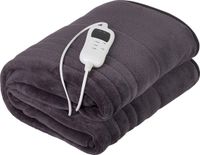 Camry 7418 Elektrische Verwarmingsdeken - Super Soft - 1 Persoons - Grijs - 160x180 cm