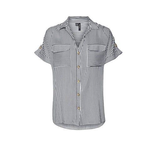 VERO MODA VMBUMPY Blouse - Black/White