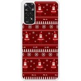 Xiaomi Siliconen hoesje compatibel met Xiaomi Redmi Note 11 4G Kersttrui Kerstman