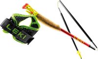 Leki Ultratrail FX.One SL Trailrunning Poles Carbon Bright Red / Black / Neon Yellow 110 cm
