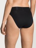 CALIDA - Dames - Slips - Katoen/Elastaan - Zwart - Maat XS