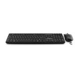 MediaRange MROS107 Clavier et souris - QWERTZ - Allemand - Sans fil - Noir