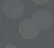 A.S. Création vliesbehang met abstract design in grijs, zwart – behang met floral 10,05 x 0,53 m – 937911