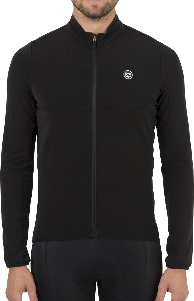 AGU Essential Thermo Jersey Fietsshirt - Heren - Maat XL - Zwart