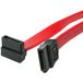 StarTech.com 60 cm SATA seriële ATA-kabel rechtshoekig - Bu/Bu - S-ATA-aansluitkabel