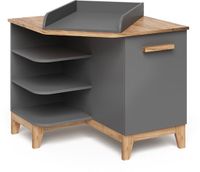 Vitalispa Malia Verschoontafel – 85 x 85.2 cm met deur Grijs/Kunstnijverheid