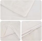 vidaXL - Gewogen - Dekentje - Wit - 200 x 230 cm - 9 kg - 100% Katoen - 205T