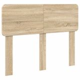 vidaXL Hoofdbord Sonoma Eik Bewerkt Hout