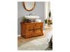 Meuble lavabo 88x43 Acacia laqué Miel OXFORD #01005