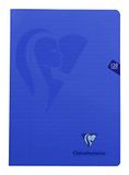 Clairefontaine 303525C Geniet Schrift Mimesys - A4 21x29,7 cm - 120 Pagina's Gelijnd met Kantlijn - Wit Papier 90 g - Polypro Omslag - Willekeurig Kleur