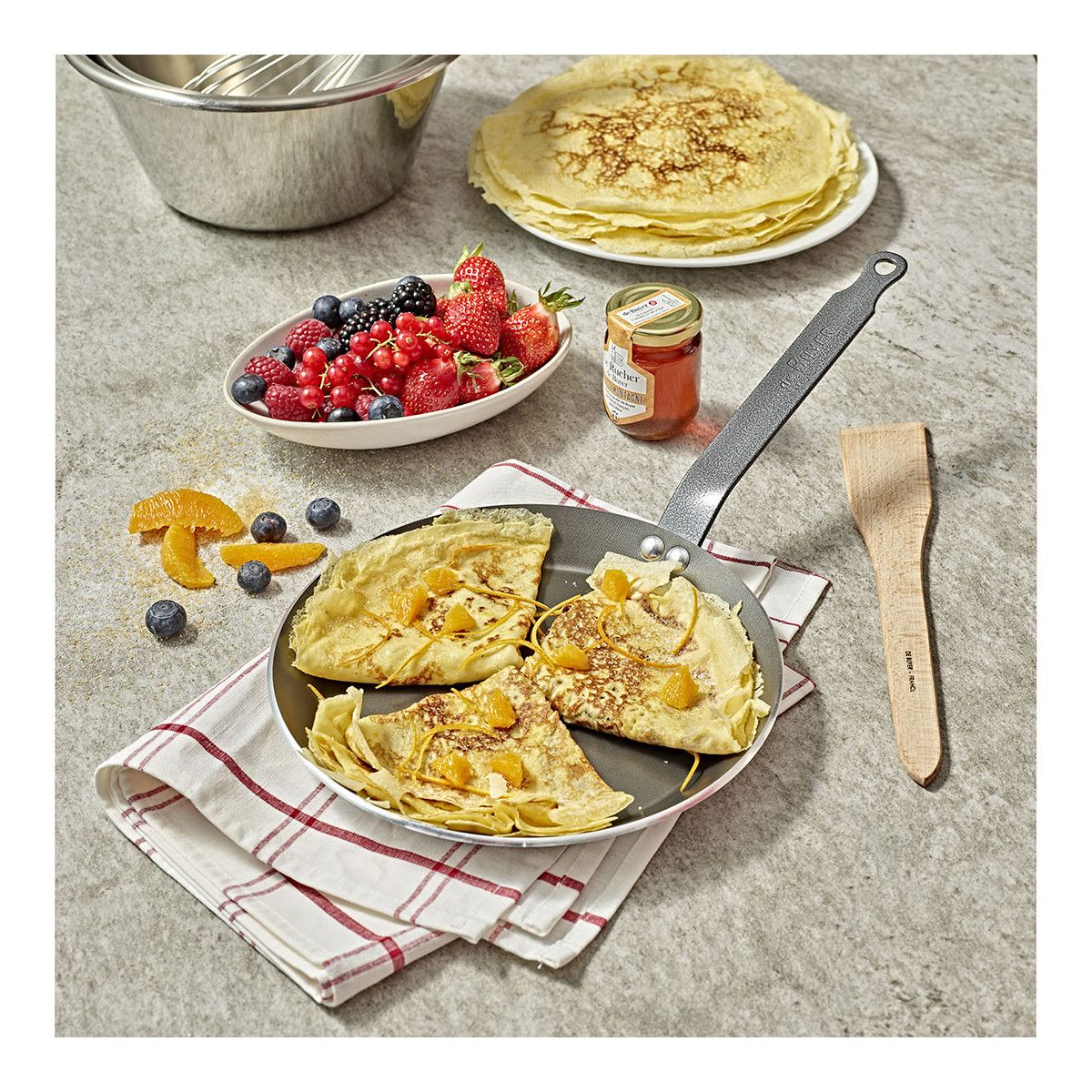 de Buyer Choc Crêpe- en Pannenkoekenpan - Ø 26cm - Aluminium
