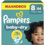 Pampers Baby Dry - Maat 8 - 84 Stuks - 17+ KG