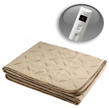 Imetec 6113Q Elektrische Deken - Beige - 1 Persoons - Wasbaar