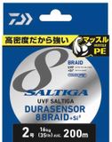 Daiwa Saltiga 8x 300 M Gevlochten Vislijn Transparant 0.370 mm