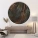 Autocollants Trompe L'Oeil Arche Ronde - Feuilles - Diamètre 100 cm