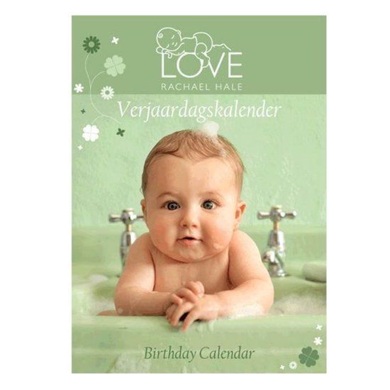 Comello Verjaardagskalender - Rachael Hale - Baby love | Wandkalender | Comello
