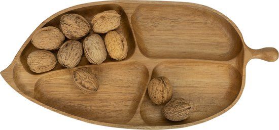 Krumble Serveerplank - Bladvorm - Hout