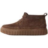 CLARKS Torhill Lace High Heren Veterschoenen Leer Bruin Maat 44