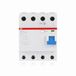 ABB F200 RCCB 4-polig, 40A, 30mA type A, 400V AC