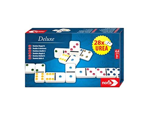 Noris Deluxe Doppel 6 Domino: 2-4 Spieler