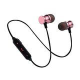 Bluetooth OnePlus Bluetooth hoofdtelefoon, metaal, draadloos, afstandsbediening, handsfree, universeel, roze