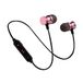 Bluetooth OnePlus Bluetooth hoofdtelefoon, metaal, draadloos, afstandsbediening, handsfree, universeel, roze