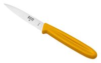 KUHN RIKON Swiss Knife Reustmes gekarteld, roestvrij staal, groentemes, mes met lemmetbescherming, roestvrij staal, geel