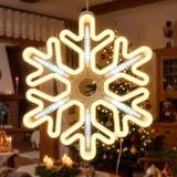 SALCAR 40 cm led-sneeuwvlok van kleur veranderende kerstverlichting