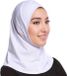 GOURIXIN Bovista Hoofddoek - Hijab - Dames - Abaya - Sjaal - Islamitische Kleding - Moslim Kleding - Alhamdulillah - Wit